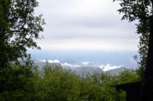 Mountains and clouds