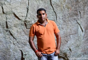 Chandu at Edakkal caves